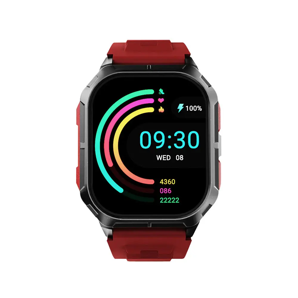 Hifuture Ultra3 Sports & Fitness Smartwatch (Cadmium Red) 1