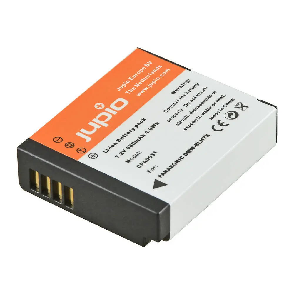 Jupio Li-Ion 7.2V 680Mah Rechargeable Battery For Panasonic Dmw-Blh7e Cam 1