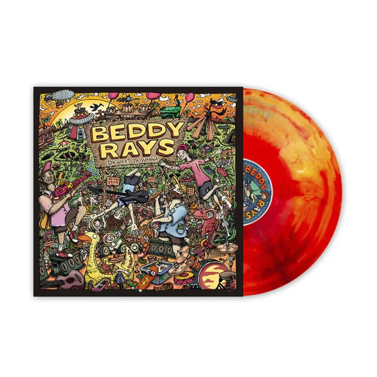 Do What Ya Wanna (Orange & Red Marble Splatter Vinyl) 1