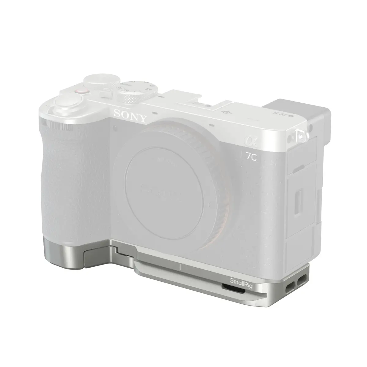 Smallrig Baseplate With Airtag Slot For Sony Alpha 7C Ii / Alpha 7Cr (Silver) 5482 1