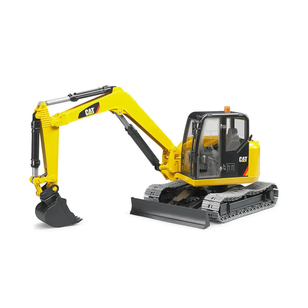 Bruder Licensed 1:16 Scale Caterpillar Mini Excavator With Genuine Chain Links Tracked Chassis 1