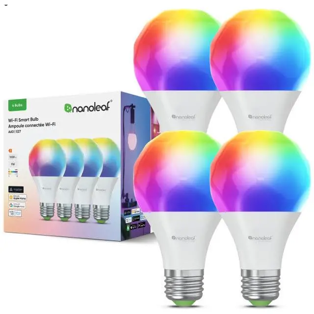Nanoleaf Essential E27 Wifi Bulb [4 Pack] 1