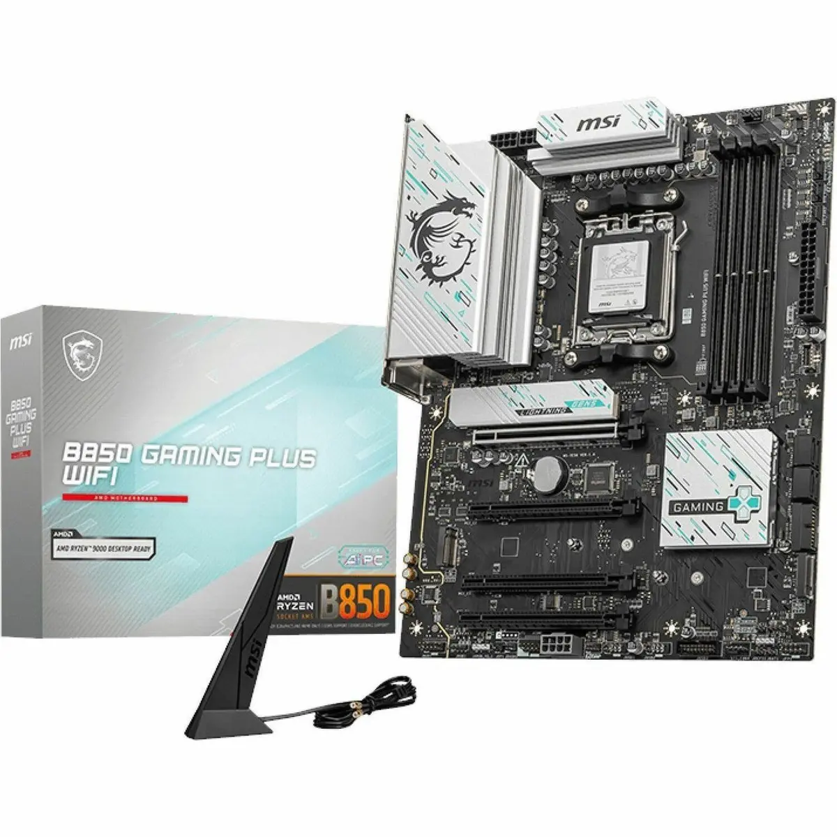 Msi B850 Gaming Plus Wifi Gaming Desktop Motherboard - Amd B850 Chipset - Socket - 1
