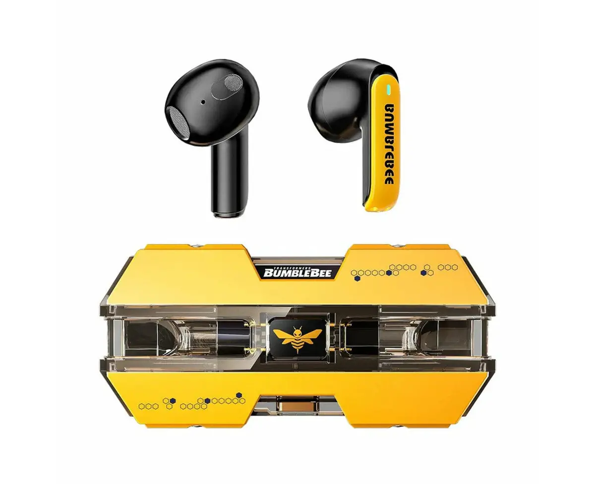 Transformers Tf-T01 True Wireless Bluetooth Earbuds (Bumblebee Yellow) 1