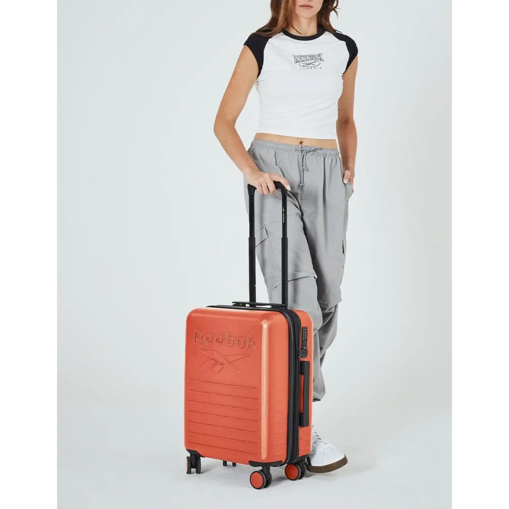 Reebok Adventure Cabin 49L Hard Shell Travel Luggage (Orange) 2