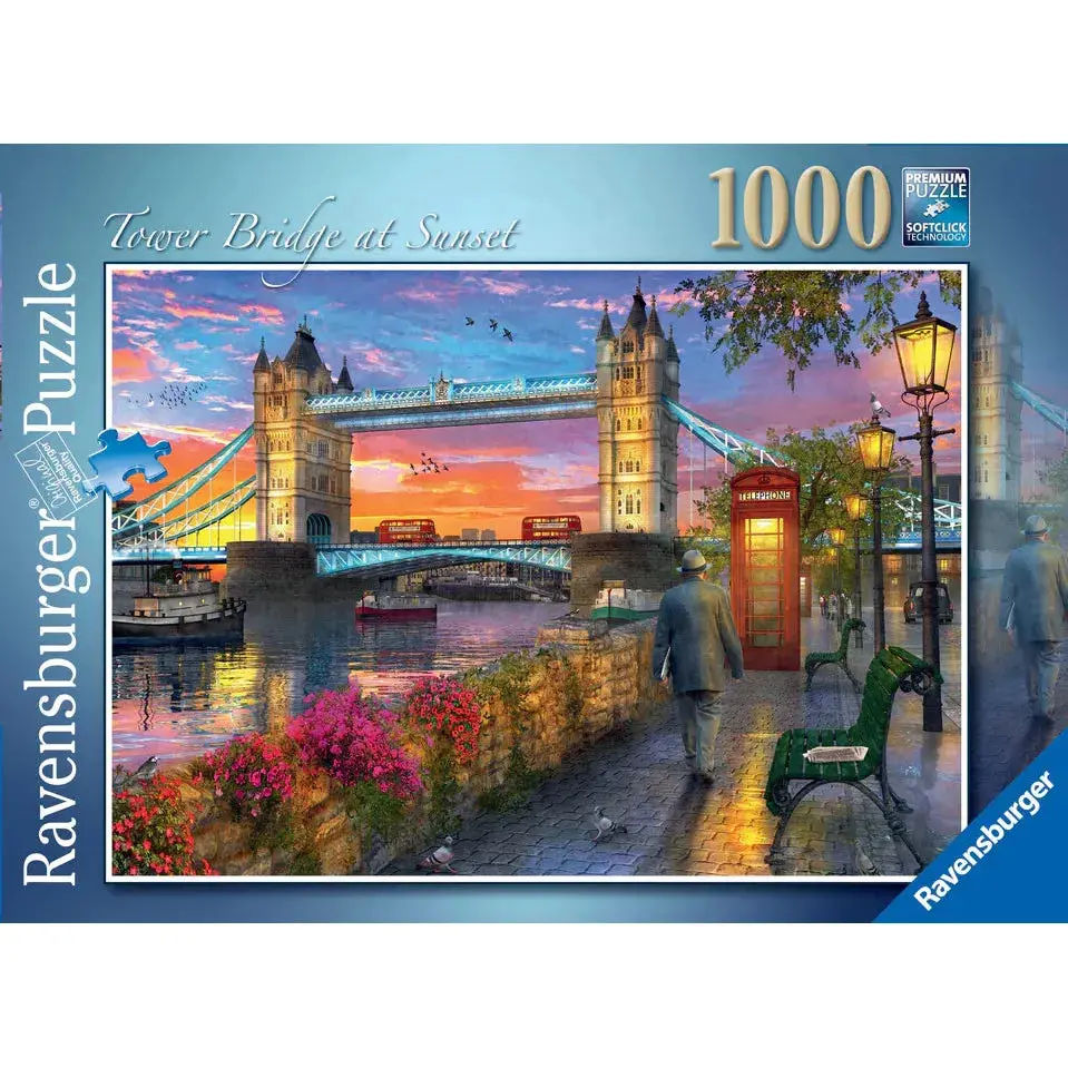 Ravensburger 1000Pc Tower Bridge At Sunset Puzzle 1
