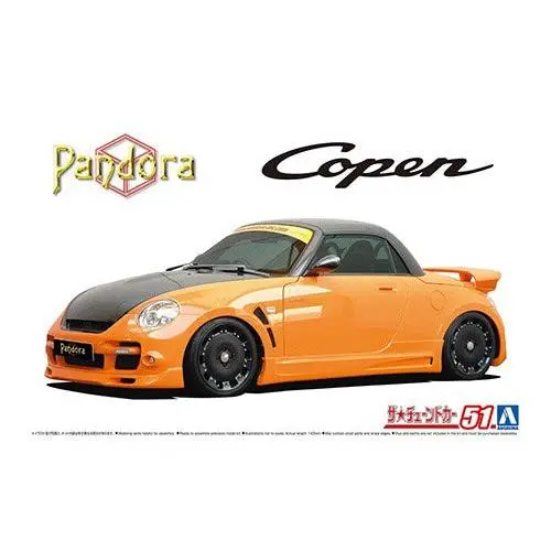 Aoshima 1/24 Pandora Type 887 Evo Ii L880k Copen 02 Daihatsu 1