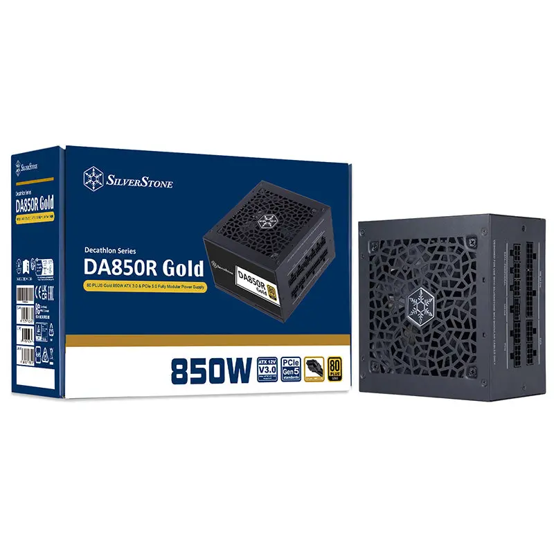 Silverstone 850W Atx 3.0 80+ Gold Power Supply (Sst-Da850r-Gma) 1
