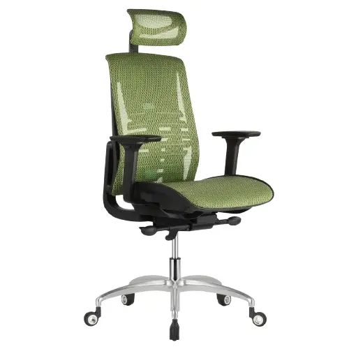 Desky Big And Tall High Back Office Chair - Lime Green 1