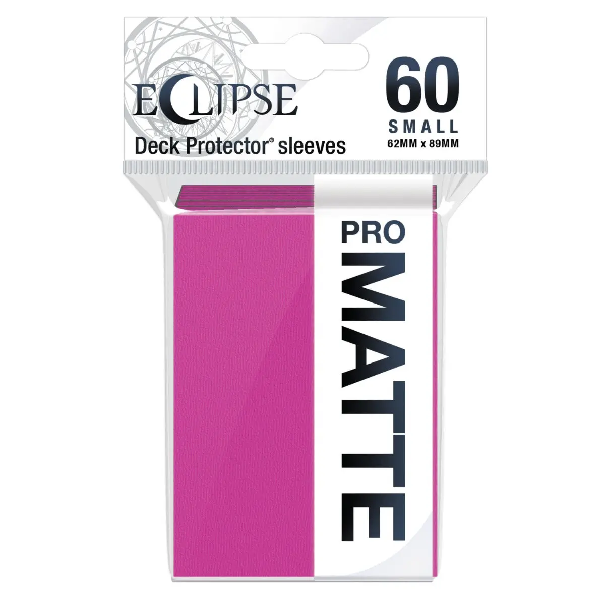 Ultra Pro: Up15645 Eclipse Matte Small Sleeves 60 Pack (Hot Pink) 1