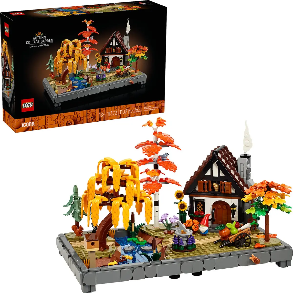 Lego 11372 Autumn Cottage Garden - Icons 1