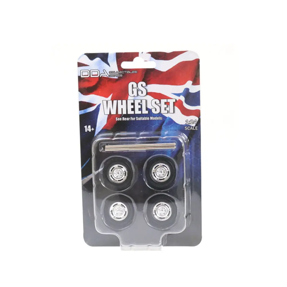 Dda 1:24 4Pcs Gs Wheels With Tyres & Axles Suits Holden Ford Standard Model 1