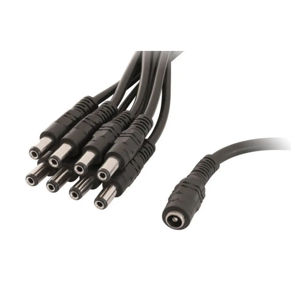 2.1Mm Socket To 8X Power Plugs Dc Distribution Lead 1