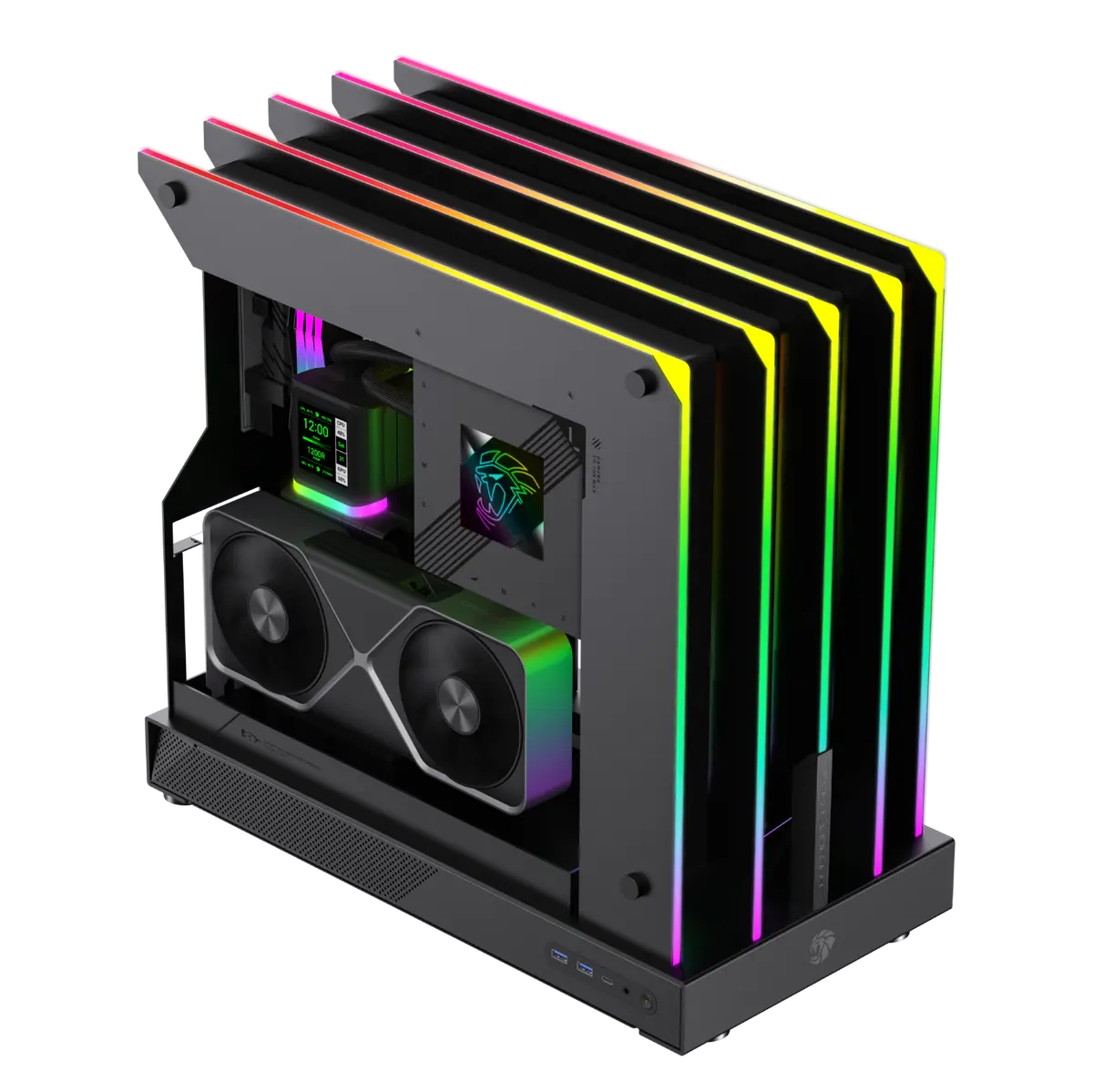 Gamemax Blade Concept Atx Gaming Case (Black) 1