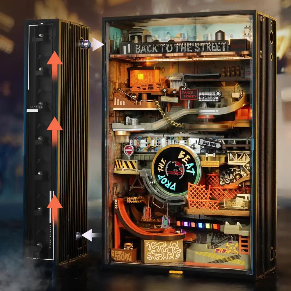 Robotime Marble Run Hipc Hopc Street With Elevator 2