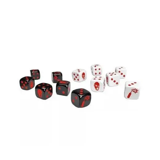 Cmon Zombicide  2Nd Edition: Black And White Dice Pack Board Game 1