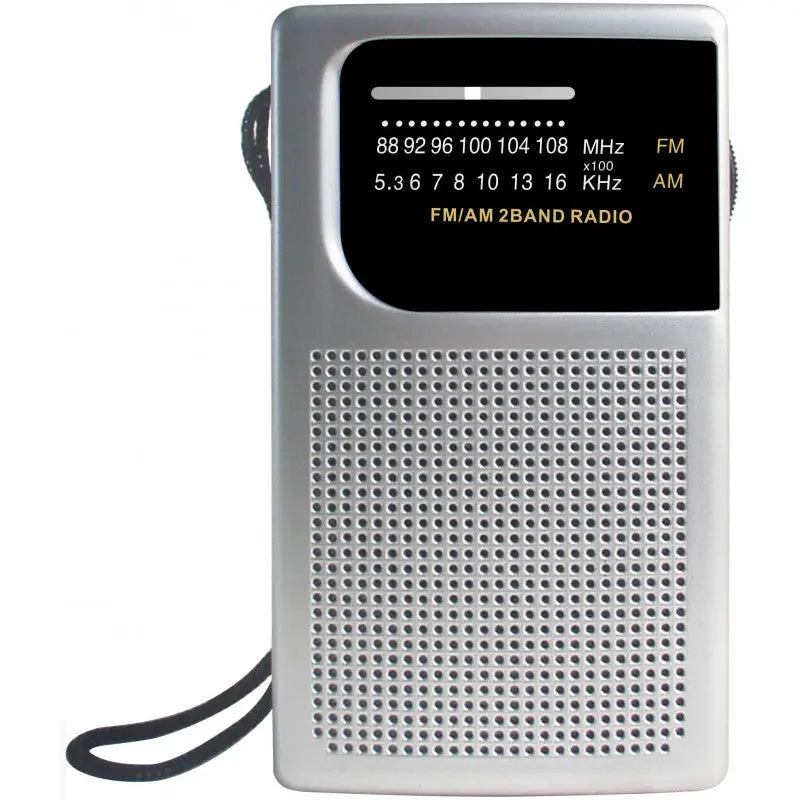 Laser Pocket Radio Am Fm Built-In Speaker And Earphones Socket 1