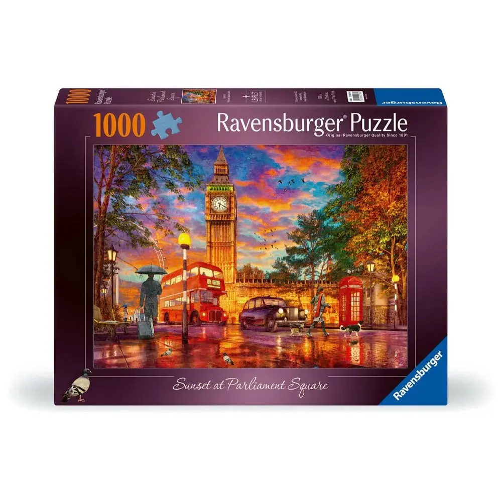 Ravensburger 1000Pc Sunset At Parliament Square Puzzle 1