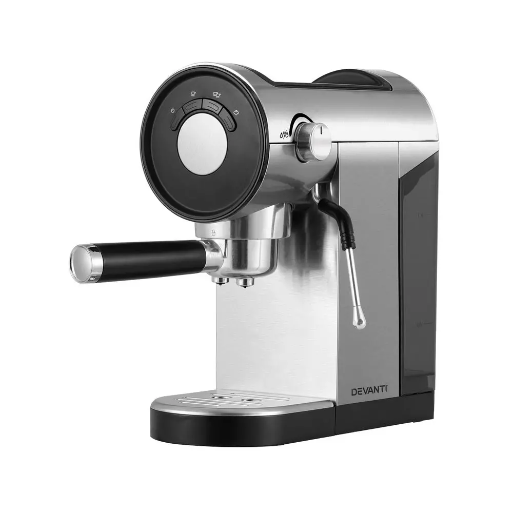 Devanti 20 Bar Coffee Machine Espresso Cafe Maker 1