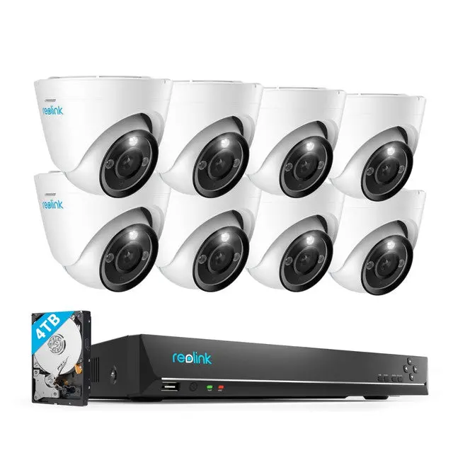Reolink 4K Home Security System Rlk16-833D8-A 1