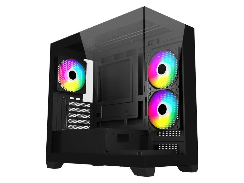 Fsp S340 Tempered Glass Matx Case - Black 1