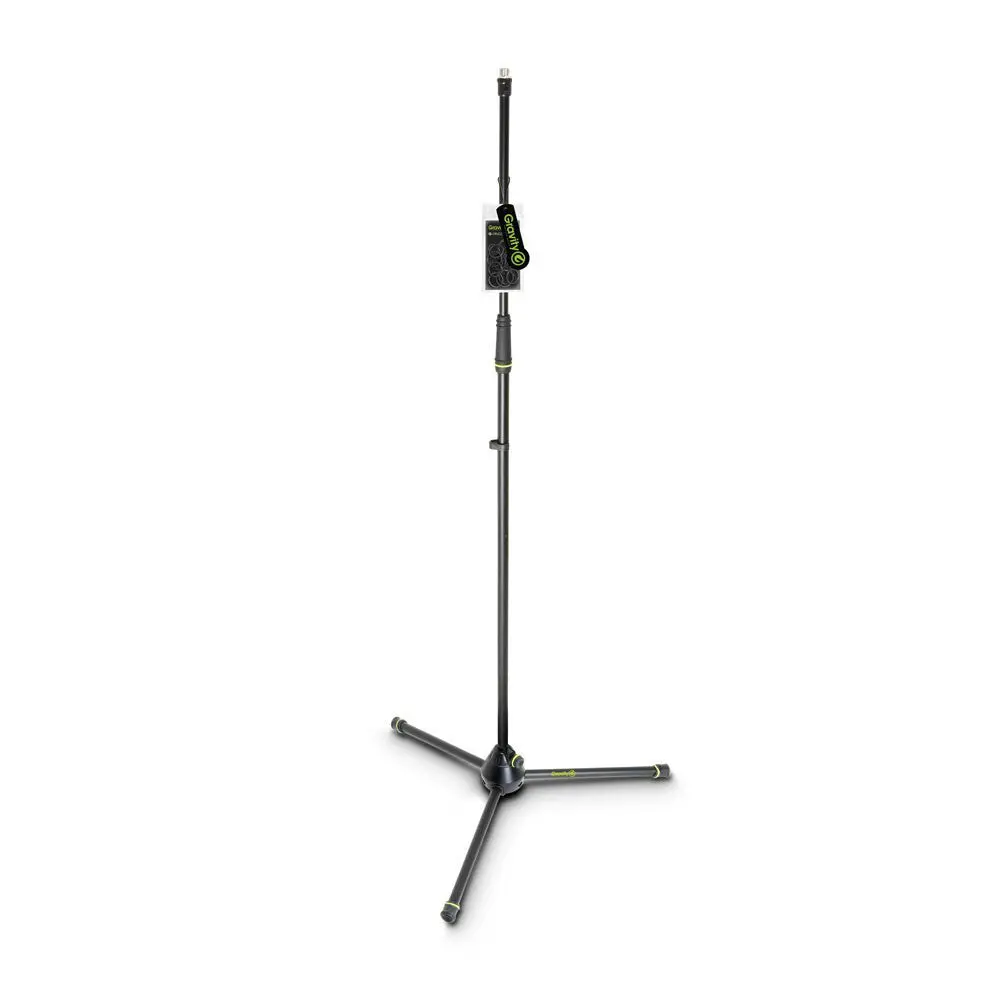 Gravity Ms43 Straight 169Cm Stand With Folding Tripod Base Black 1