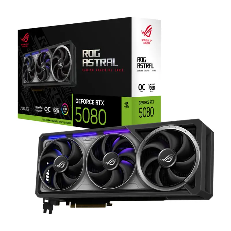 Asus Rog Astral Geforce Rtx 5080 16G Oc Graphics Card (Rog-Astral-Rtx5080-O16g-Gaming) 1