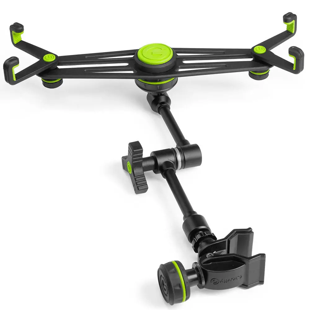 Gravity Premium Adjustable Tablet Holder Bracket For Mic Stand (Black) 1