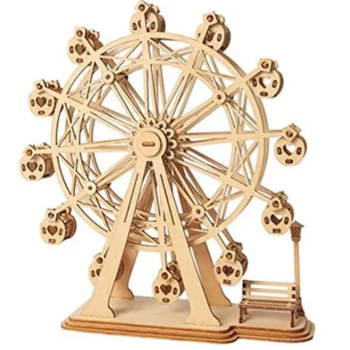 Robotime Classical 3D Wooden Ferris Wheel 1