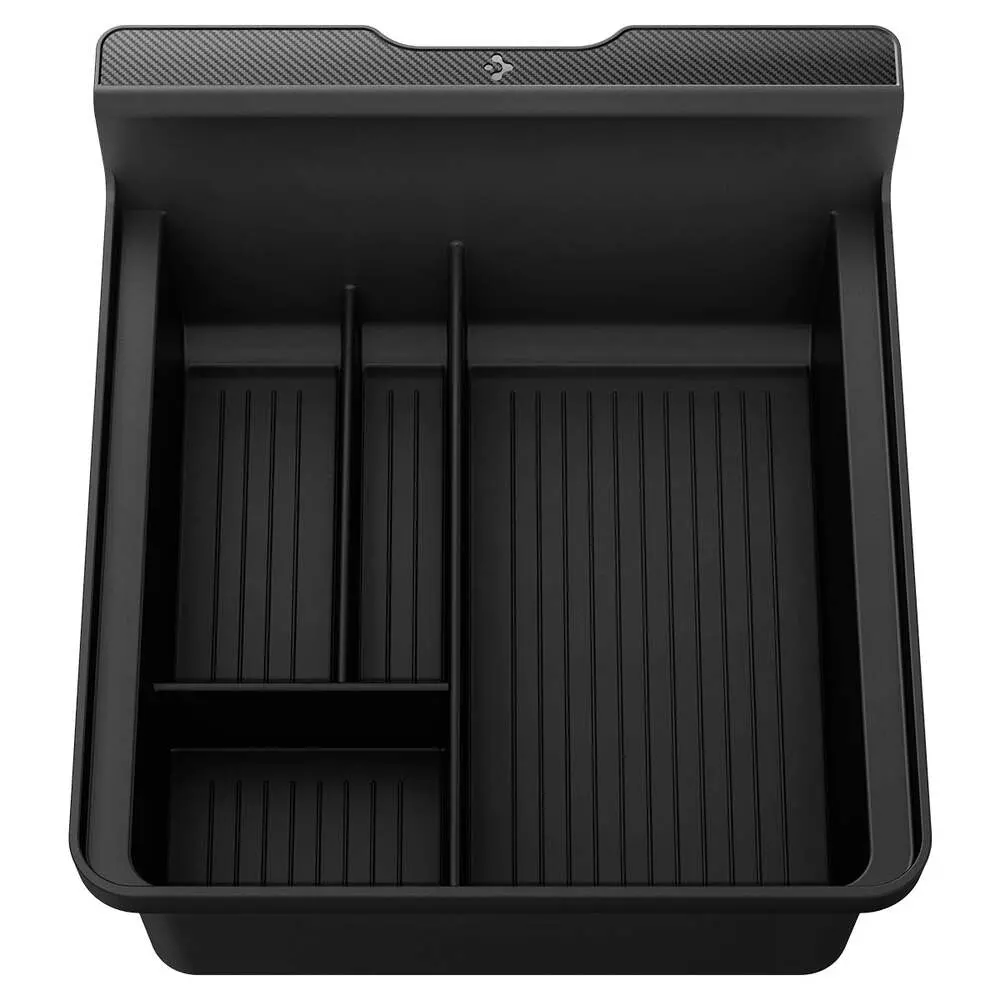 Spigen Tesla Model 3 Y (2021 -2024) Center Console Organizer Tray To220 (Black) 1