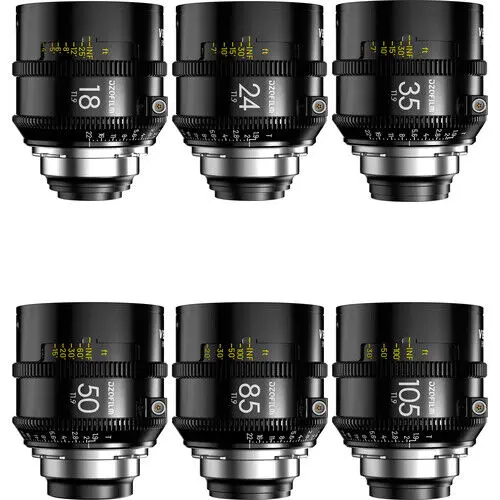 Dzofilm Vespid Prime Ii T1.9 Prime 6-Lens Kit (Arri Pl, Feet) 1