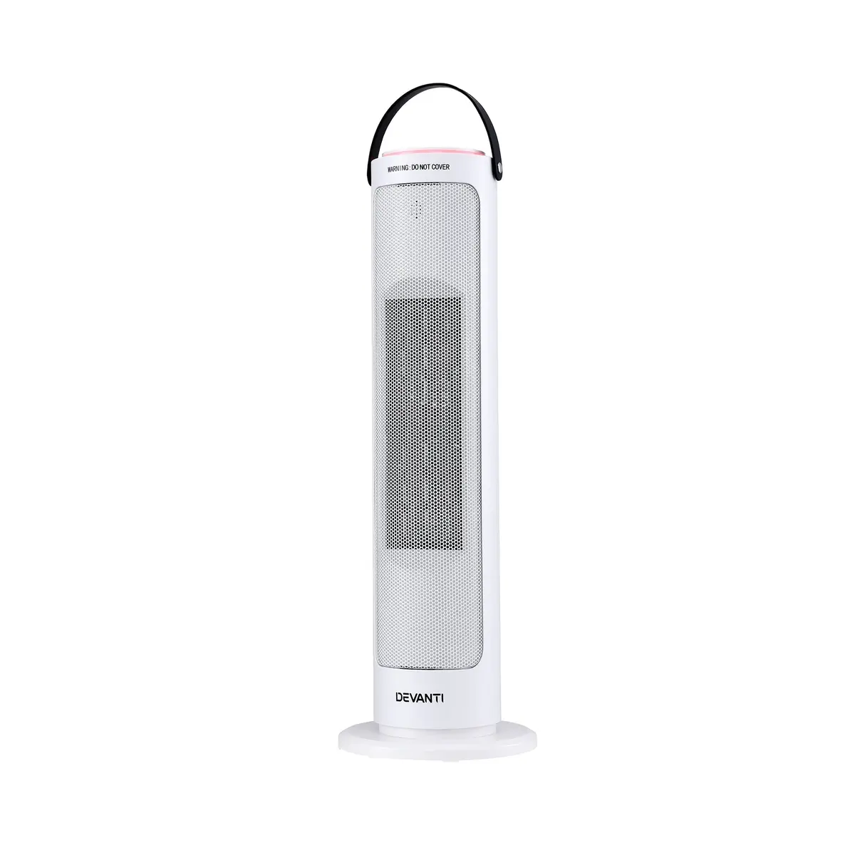 Devanti 2000W Ceramic Tower Heater Space Heaters Oscillating Indoor White 1