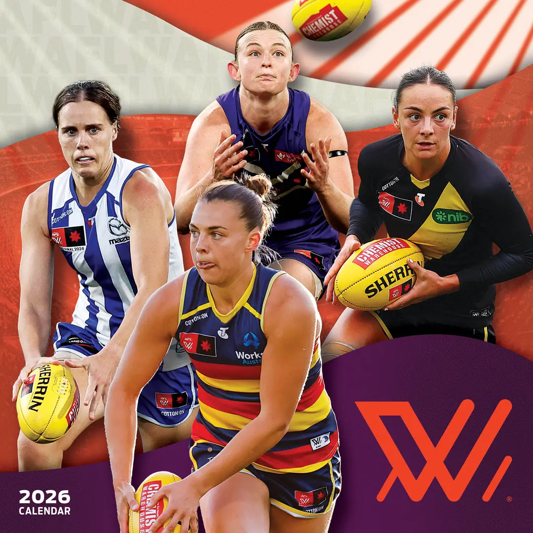 Paper Pocket Afl Womens 2026 Calendar 1