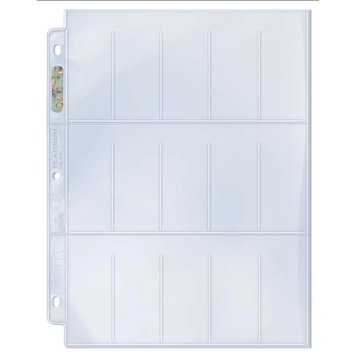 Ultra Pro: Up81422 15-Pocket Platinum Page For Tobacco Cards 1