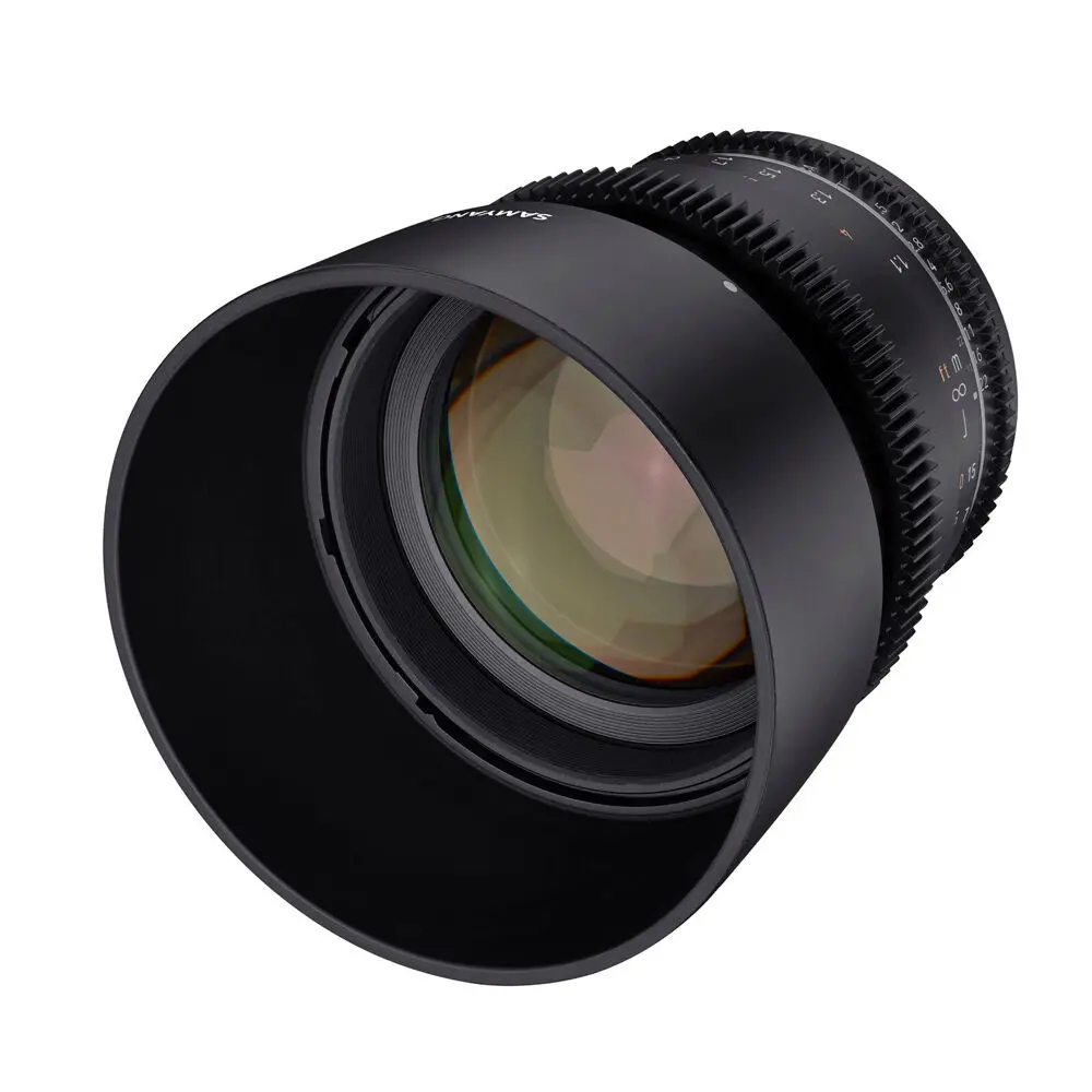 Samyang 85Mm T1.5 Mk2 Vdslr Lens For Canon Ef Full Frame (Black) 1