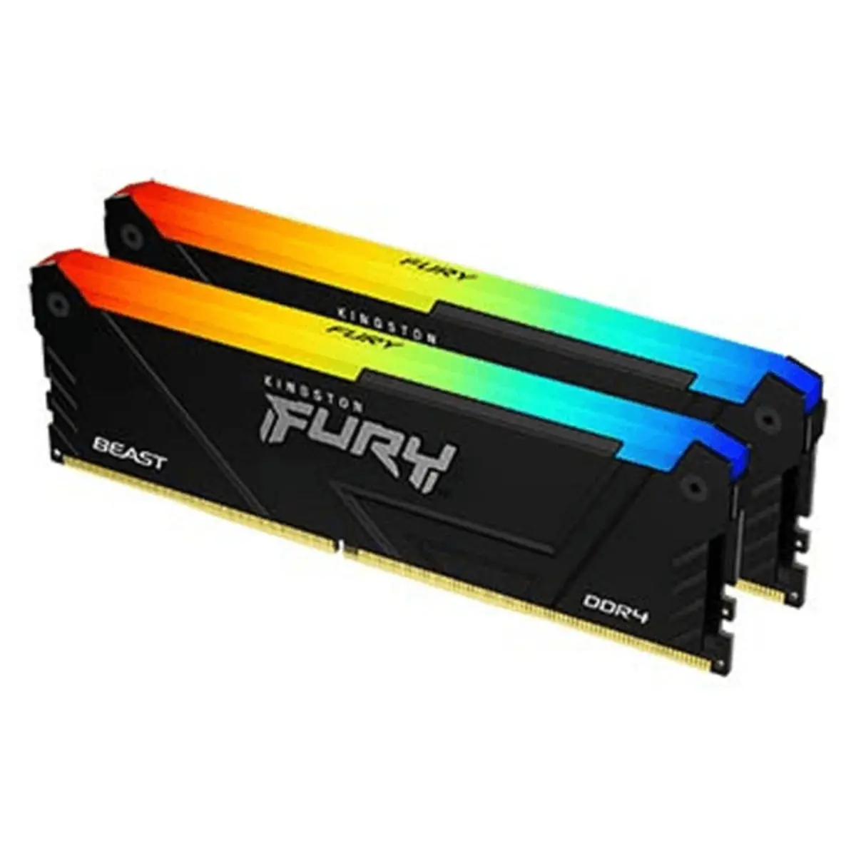 Kingston Fury Beast Ddr4 Rgb 16Gb (2 X 8Gb) 3200Mhz Cl16 Desktop Ram 1