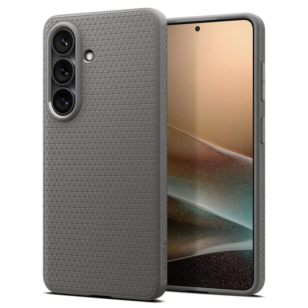 Spigen Galaxy S26 Plus Liquid Air Case (Marble Grey) 1