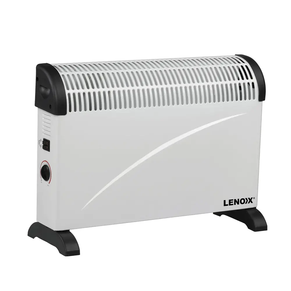 Lenoxx 2000W Convector Heater Small 53X20x39cm Portable Lightweight (White) 1