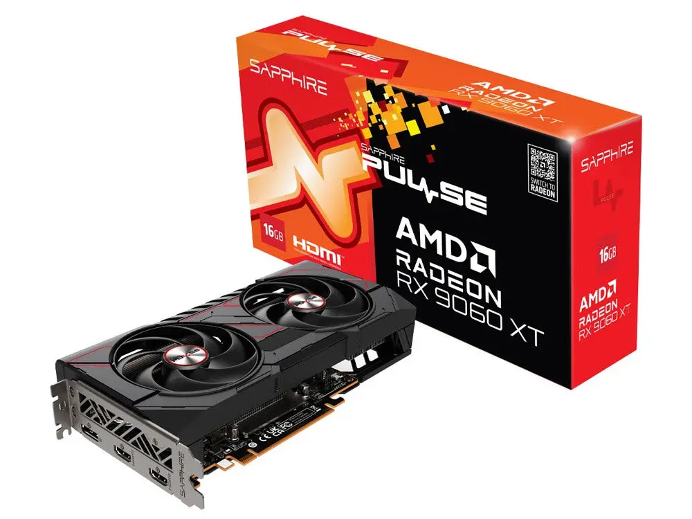 Sapphire Pulse Radeon Rx 9060 Xt 16Gb Ddr6 Graphics Card 1