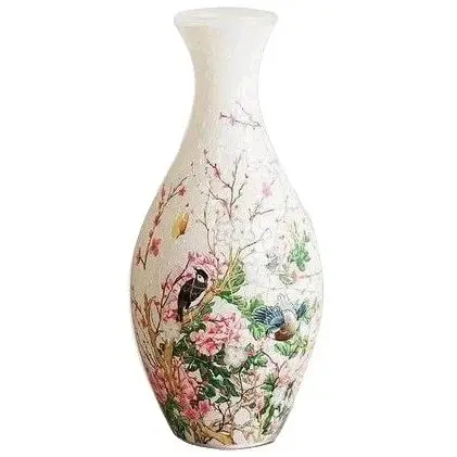 Pintoo 3D Vase Translucent Flowers And Birds Puzzle 1