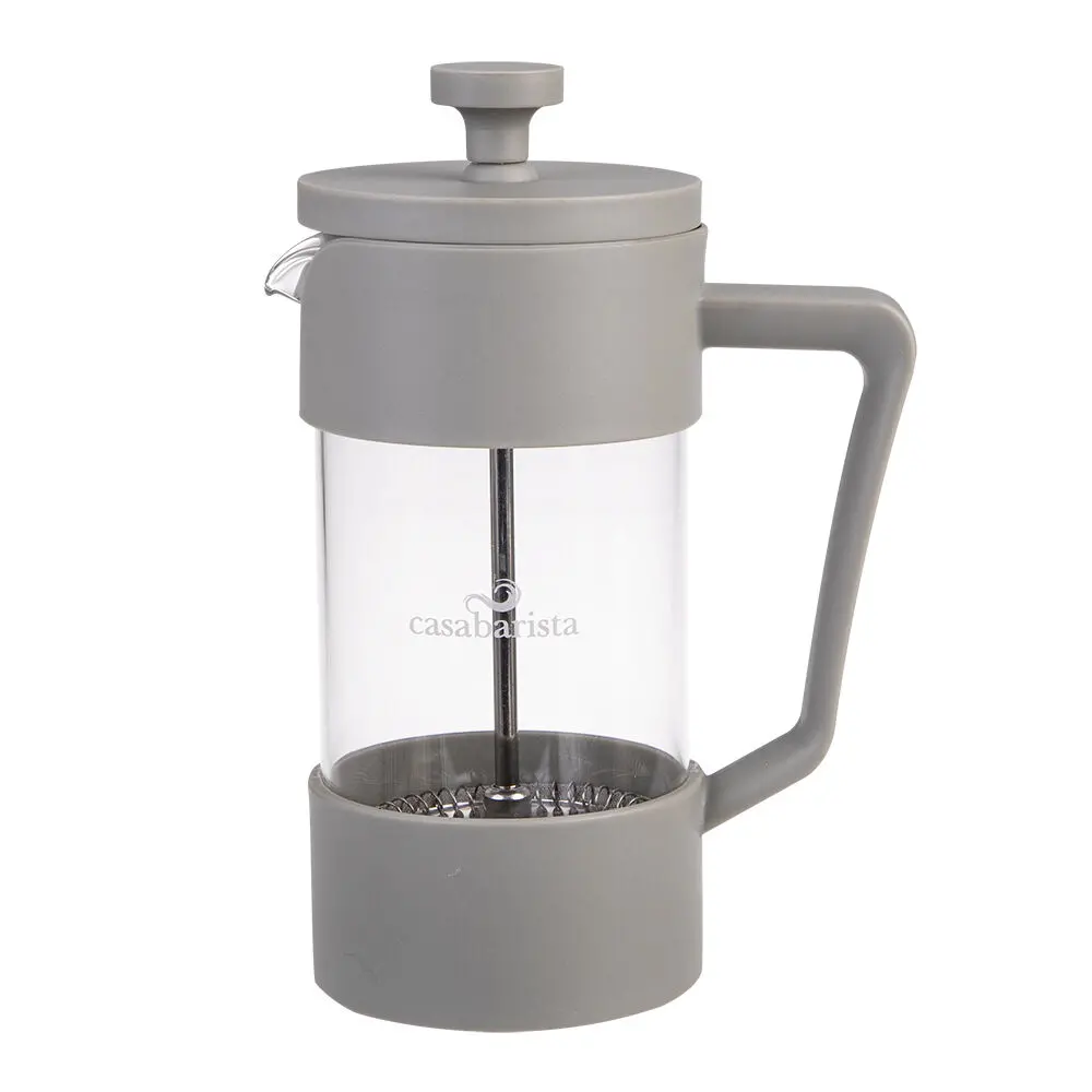Casabarista Oslo Accent Stainless Steel Coffee Plunger 3 Cup 350Ml Taupe 1