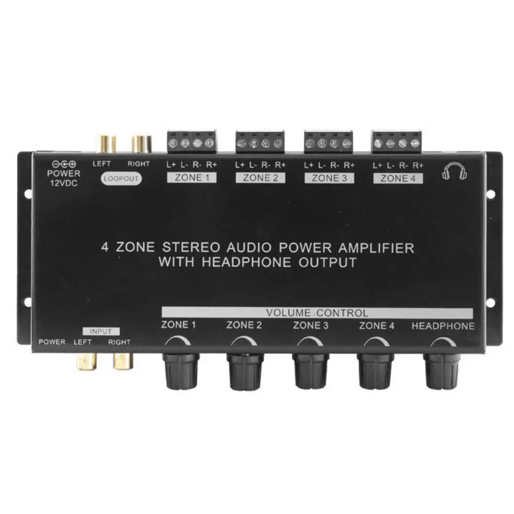 Pro2 Pro1300 4 Zone Stereo Audio Power Amplifier With Headphone Output 1