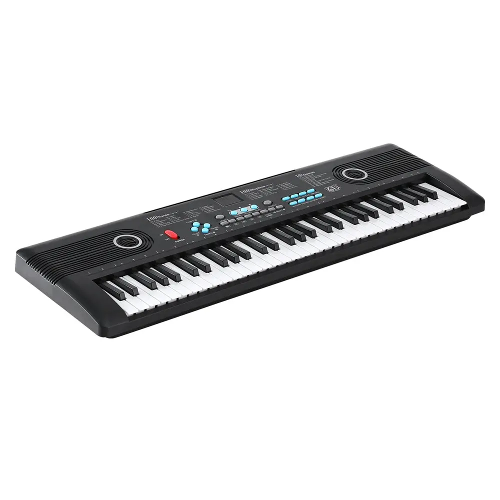 Alpha 61-Key Digital Piano Keyboard Electric Kids Gift (Black) 1