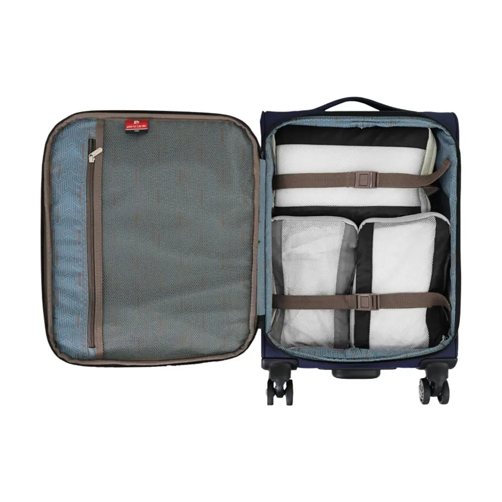 Pierre Cardin Soft Water-Repellent Cabin Carry-On (Navy) 2