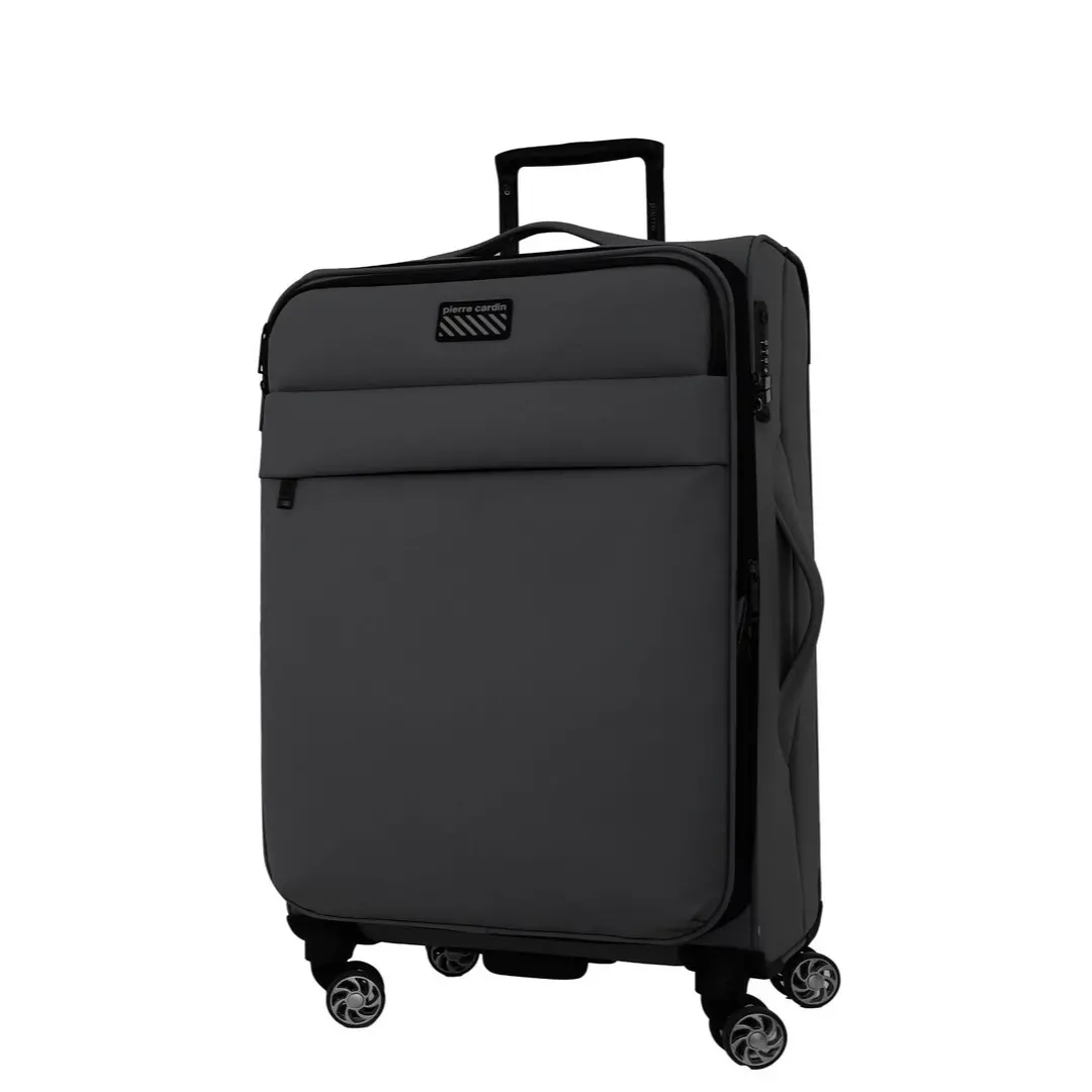 Pierre Cardin Medium Spinner Suitcase (Charcoal) 1