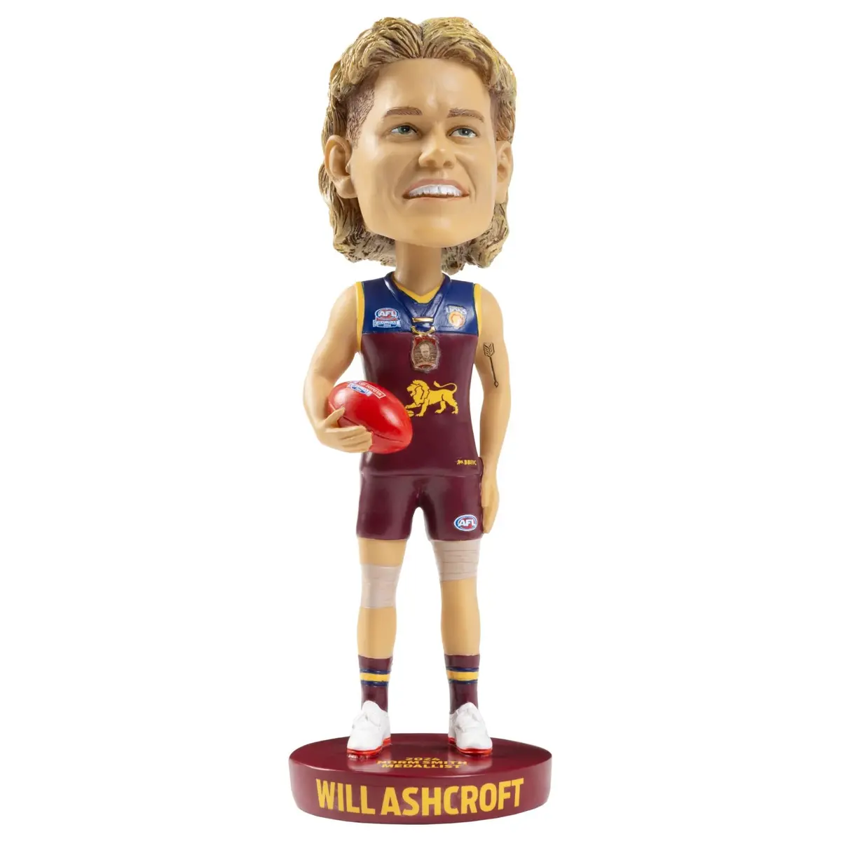 Afl - Brisbane Lions - Will Ashcroft (2024 Norm Smith) Bobblehead 1