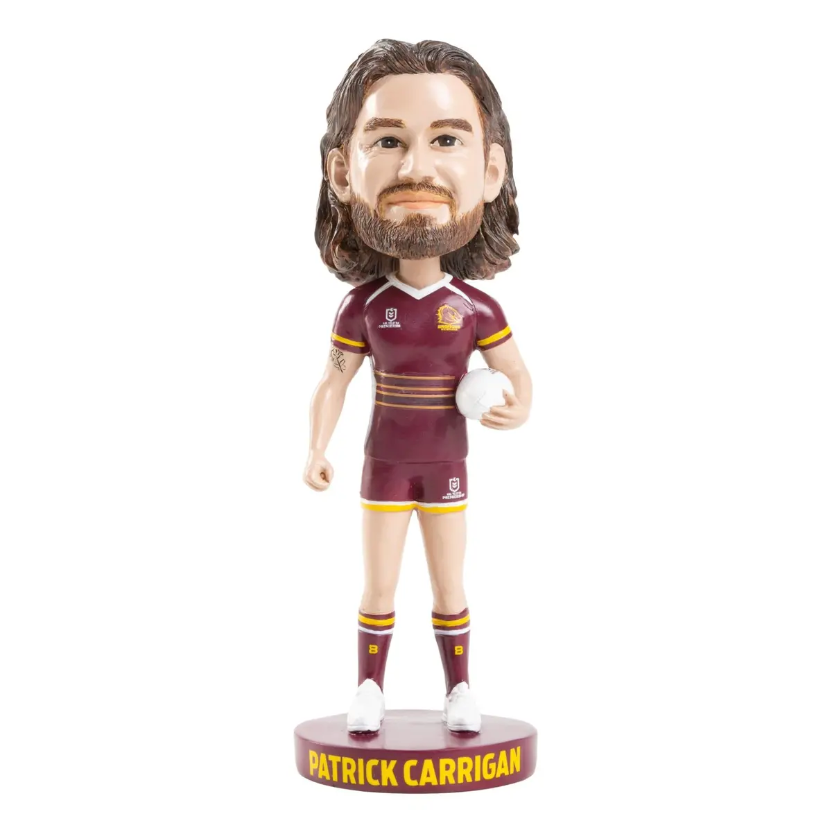 Nrl - Brisbane Broncos - Patrick Carrigan Bobblehead 1