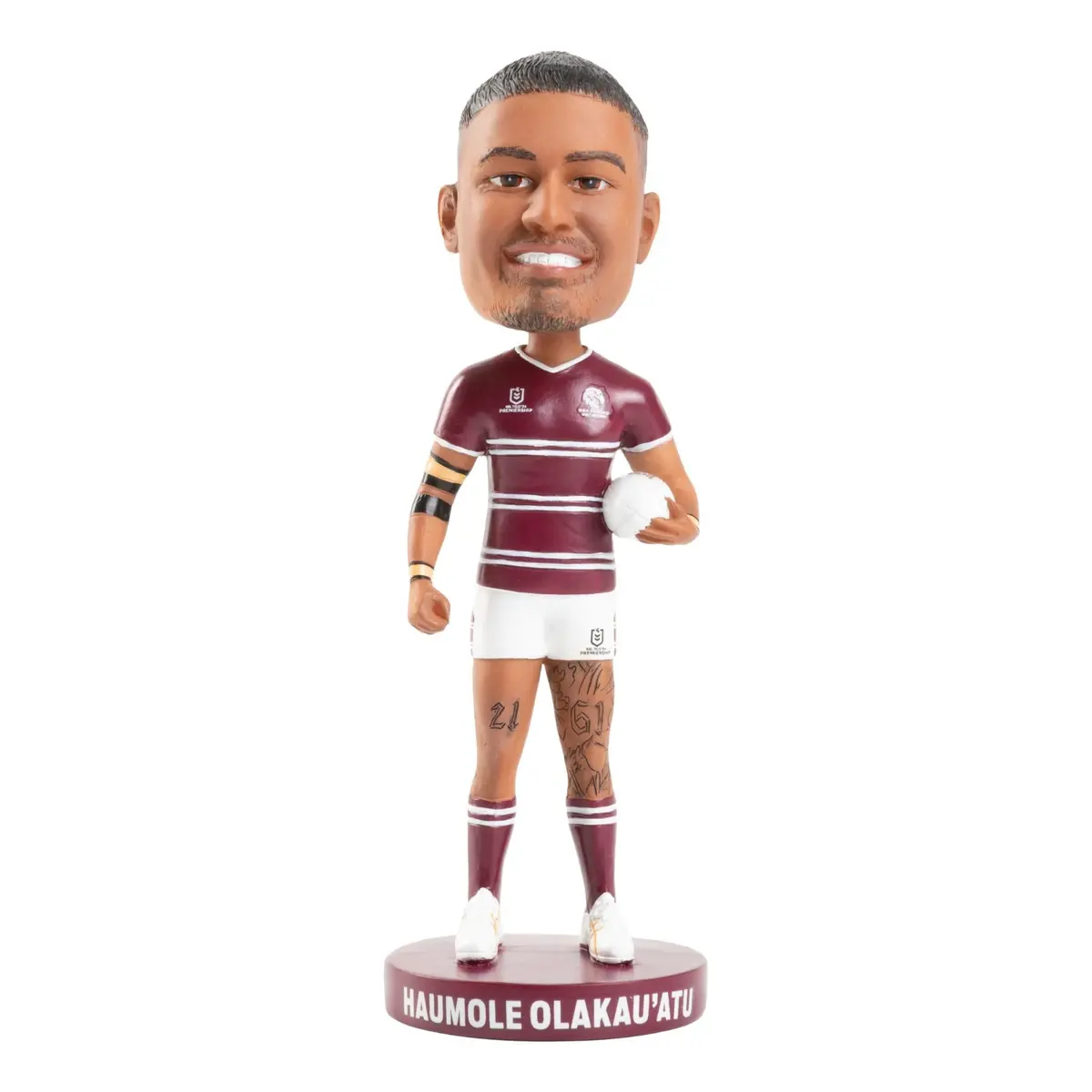 Nrl - Manly-Warringah Sea Eagles - Haumole Olakau'atu Bobblehead 1