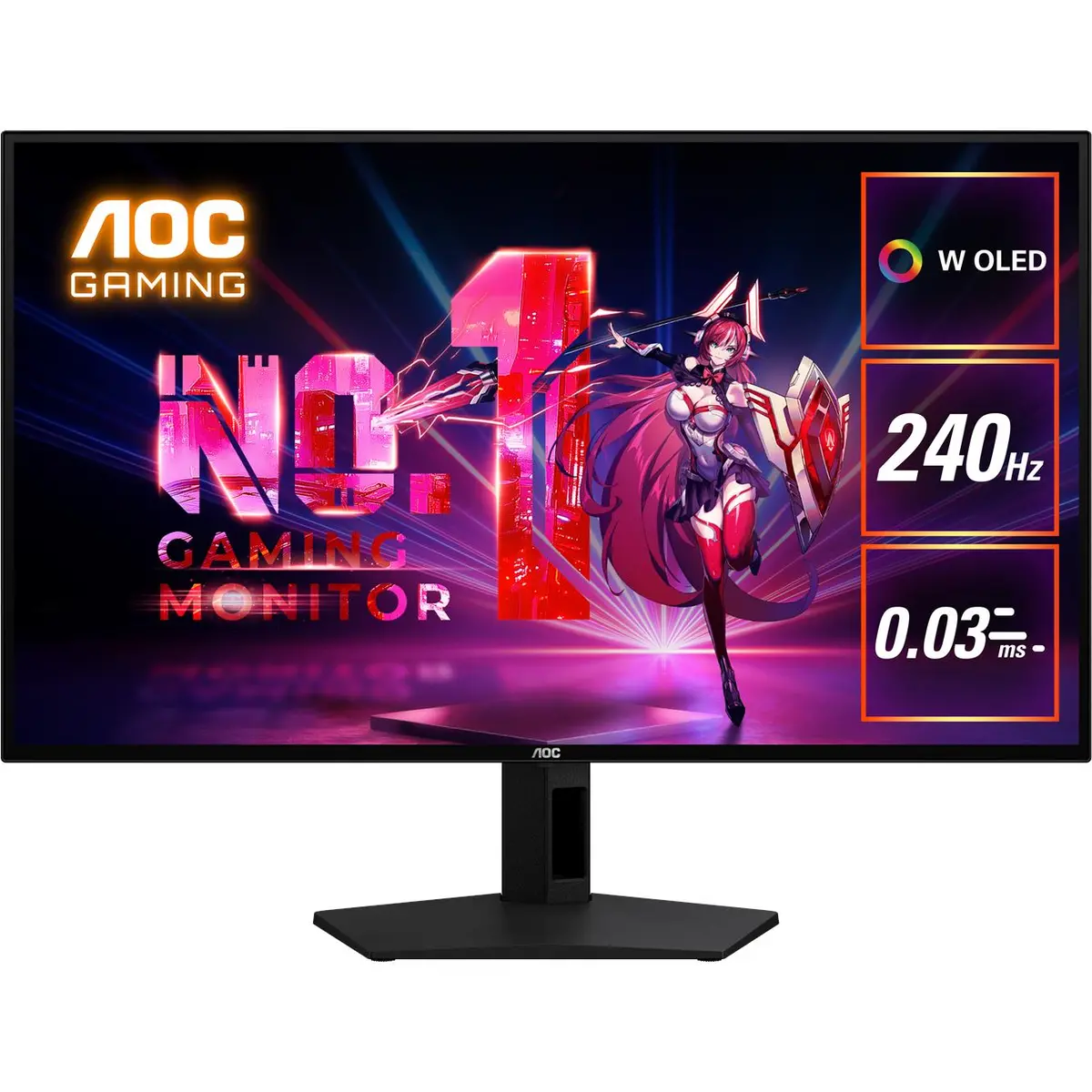 Aoc Q27g41zdp 27" Qhd 240Hz Oled Gaming Monitor 1