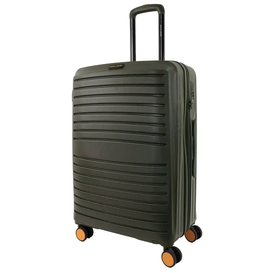 Pierre Cardin Classic Medium 113L Hard Shell Case Travel Luggage (Olive) 1